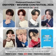 (ISI 7 PCS) Photocard ENHYPEN WEVERSE CON FESTIVAL 2024 - PC 2 SISI KPOP Premium fotocard Merch Unof