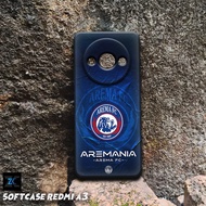 NEWEST REDMI A3 SOFTCASE 2024 | CASING PRO CAMERA | Flexible material | TB03 | AREMA Football CLUB M