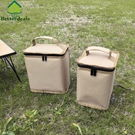 Butane Fuel Canister Cover Anti-Collision Gas Tank Protective Bag with Handle Portable Gas Tank Stor