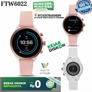 Mega Sale !!! Jam Tangan Pintar Wanita Fossil Sport Smartwatch - 41mm Blush Silicone Ftw6022 / Ftw 6022 Smartwatch Mewah Garansi 1 Th
