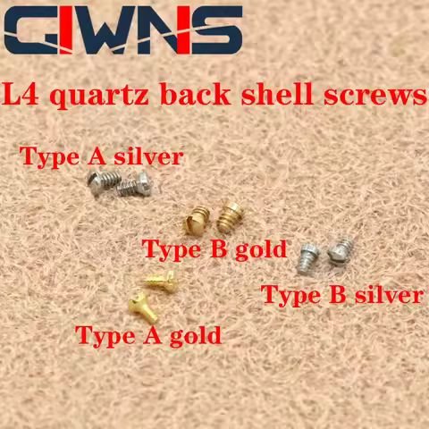 For Longines L4 Quartz Watch Bottom Cover One Word Screw All Steel Watch Back Cover Screw Watch Acce