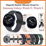 For Samsung Galaxy Watch 9 / Watch 8 Magnetic Buckle Silicone Strap Samsung Watch 9