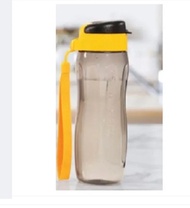 tupperware Slim Eco Bottle black 500ml with Strap