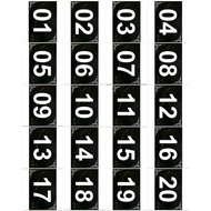 GANTUNGAN Acrylic Keychain Box Number Box Keychain