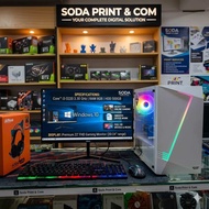 คอมพิวเตอร์ Core™ i3-3220 3.30 GHz RAM 8GB SSD 120GB HDD 500GB VGA 2GB พร้อมจอ20-24เล่นเกมส์ออนไลน์