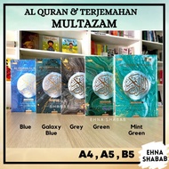 Al Quran Tajwid Dan Terjemahan Multazam Saiz A4 , A5 , B5 - Karya Bestari Al-Quran Besar Sederhana Hantaran Gift Kahwin