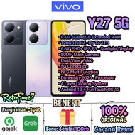 VIVO Y27 5G - NFC - RAM 6GB+6GB/128GB - Garansi Resmi