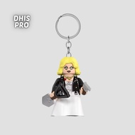 GANTUNGAN Dhis Project LEGO Minifigure Bride Chucky Halloween Horror Keychain