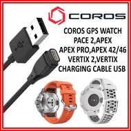 COROS Charging Cable Coros Pace2 Apex Apex Pro Apex 42MM 46MM Vertix Vertix2 Coros GPS Watch USB Cha