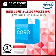 Intel Core I3-13100 / I3-13100F (NO GRAPHIC) LGA1700 Processor (12MB CACHE, UP TO 4.50 GHz )