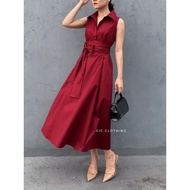 [Gic] Charlotte Dress - Dress Natal Dress Imlek Midi Wanita Busui