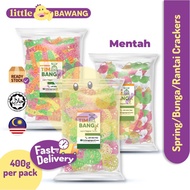 Keropok Bunga Mentah Bunga Crackers Raw 400g | Keropok Rantai Mentah Rantai Crackers | Keropok Sprin