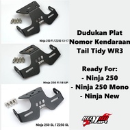 NINJA 250, 250 Mono, Ninja NEW Tail Tidy WR3 Kawasaki Ninja License Plate Holder