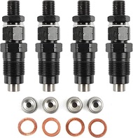 093400-7040 Fuel Injectors 4Pcs Compatible with Toyota Hilux Surf Prado 1KZ-TE 3.0L Diesel Engine Fu
