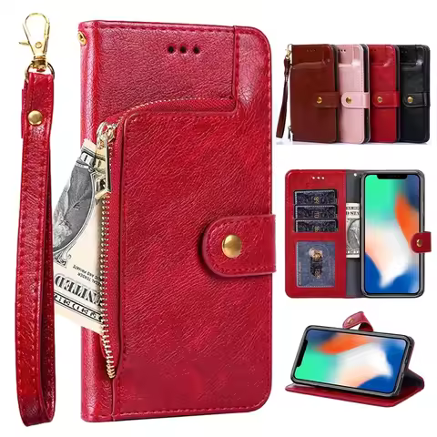 Flip Wallet Leather Case For Vivo Y20 2021 Y20i Y20S Y20T Y21S Y21 Y21A Y21T Y21E Y22 Y22S Y27 Y27S 