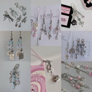 Gracielo | Cream Dice Bag Charm Mobile Phone Shoelace Decoration Lanyard Beads Charm Pendant