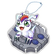 Anime Digimon Adventure Agumon Gabumon Gomamon keychain transparent Acrylic mica decorative accessor