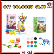 [SG Seller]DIY Air Dry Clay Flowers for Kid Flower Bouquet Craft Kit