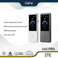 ZTE U60 Pro Global Edition 5G Pocket Wifi Openline Portable WiFi7 Qualcomm X75 10000mAh