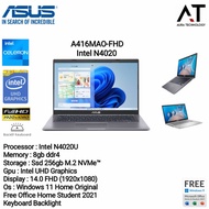 LAPTOP ASUS A416MAO Intel N4020 8GB SSD 256GB 14" WINDOWS 11+ OHS 2021