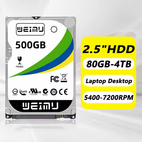 80GB 160GB 250GB 320GB 500GB 750GB Internal Hard Disk Drive SATA2 5400RPM-7200RPM Laptop Desktop 2.5