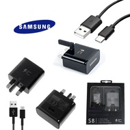 ORIGINAL SAMSUNG Adaptive Fast Charging 5V 2A Travel Adapter With Type-C USB Cable For Samsung S8 S8 Plus S9 S9 Plus