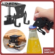 LIZMON Gas Canister Stand, Outdoor Iron Canister Hanging Hook,  Multi-purpose Gas Canister Hook Camp