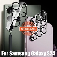 [Wholesale] Mobile Phone Lens Film - for Samsung Galaxy S24, S24 Plus, S24 Ultra - Tempered Glass Protective Films - Anti-scratch, Clear - Camera Lens Protector - Phone Accessories