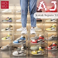queenzi mart - HOMU AJ Kotak Display Penyimpanan Sepatu Transparan