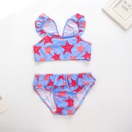 Print Children Swimwear Girls Bikini Set Kids Swimsuits Girl Biquini Infantil Girls 2pcs Swimsuits K