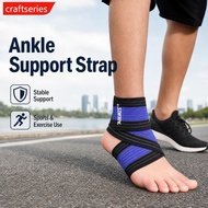 CRAFTSERIES 1PC 70CM Elastic Compression Sports Ankle Support Anti-Sprain Stabilizing Safety Brace f