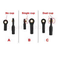 INJORA plastic NYLON M2 M2.5 end rod ball head lingkage ball joint buckle rc model toys rc boat
