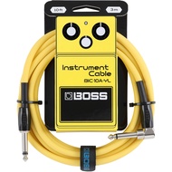*Japan Brand* Boss® BIC-10A-BK Instrument Cable สายแจ็คกีตาร์ 10 ฟุต / 3 เมตร อย่างดี หัวตรง/หัวงอ +