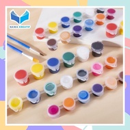 NAWA Acrylic Paint Set of 6 8/s 12 Colors 3ml/s Free Brush