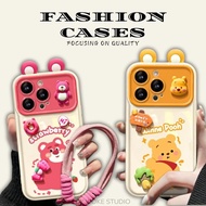 For Iphone 15/14/13/12/11/X/XR/XS/8 High Quality IPhone Case, Bear Doll IPhone 13plus Case, IPhone 1