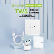 BAVIN BA34 TWS Wireless Bluetooth 5.3 Earphone HiFi Sound Stereo Touch Control Headphones Earbuds