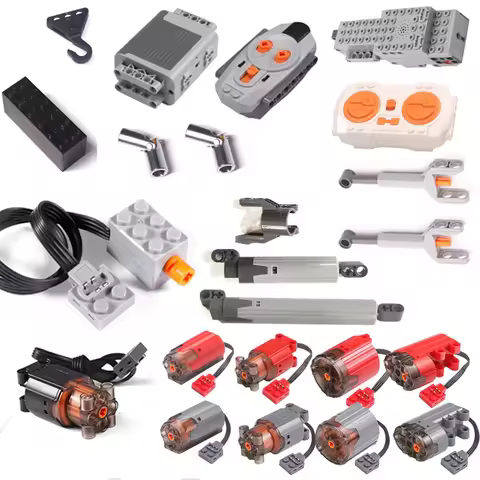 Micro-Motor Bricks Toys 61927 92693 Push Rod Train Monster Servo Compatible With LEGO Parts Universa