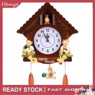 Henye Cuckoo Clock Tree House Wall Art Vintage Decoration For Home Authentic