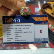 batu Ruby Burma natural 100%