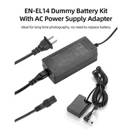 KingMa EN-EL14 Dummy Battery with AC Power Supply Adapter For Nikon D5600 D5300 D3500 D3400 D5100 D5