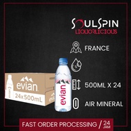 Evian Natural Mineral Water 500ml PET