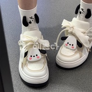 DIEMME modified puppy original white shoes for women 202DIEMME爆改小狗原创小白鞋女2023透气板鞋小众运动女鞋子10.9