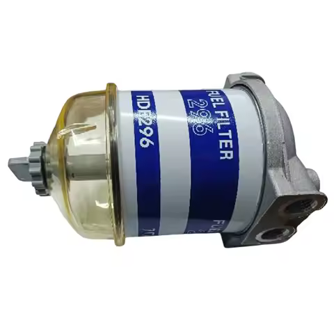 Diesel Filter Oil Water Separator Single Cup Assembly 7111-296 HDF296 Universal Fuel Filter 296 Filt