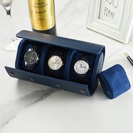 watch storage box#便攜藍色手錶收納盒#機械錶手錶盒#手錶盒