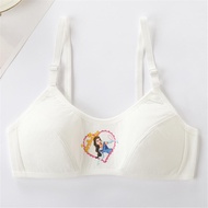 Cotton Bra Underwear Small Vest Development Period Junior High School Students Adolescent Bra Withou