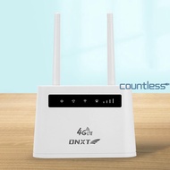 4G LTE WiFi Router 150Mbps Wireless Router w/ SIM Card Slot RJ11 RJ45 Port (EU) [countless.sg]