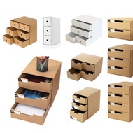 A4 Paper Desktop Storage Box Office Student File Storage Organizer Box Storage Cabinet Multi-Layer D