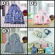 [SG][FREE🚚] Drawstring Storage Bag Cloth Pouch Shoe Clothes Makeup Travel Christmas Gift Teachers Mothers Childrens Day