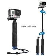 Factory Direct Sales Gopro hero4/3+Mountain Dog Waterproof Diving Selfie Stick Xiaoyi gopro Selfie S