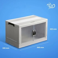 Locker box Nacase Polibox Napolly 1-Tier Shelf - POLIBOX PB-146 TP - Wardrobe Nightstand Portable Ta